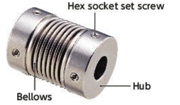 bellows type encoder coupling bellows type encoder coupling