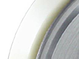 Flat plastic encoder wheel