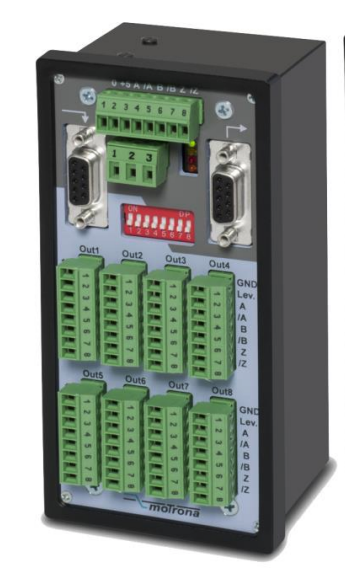 Encoder Splitter with 8 Outputs