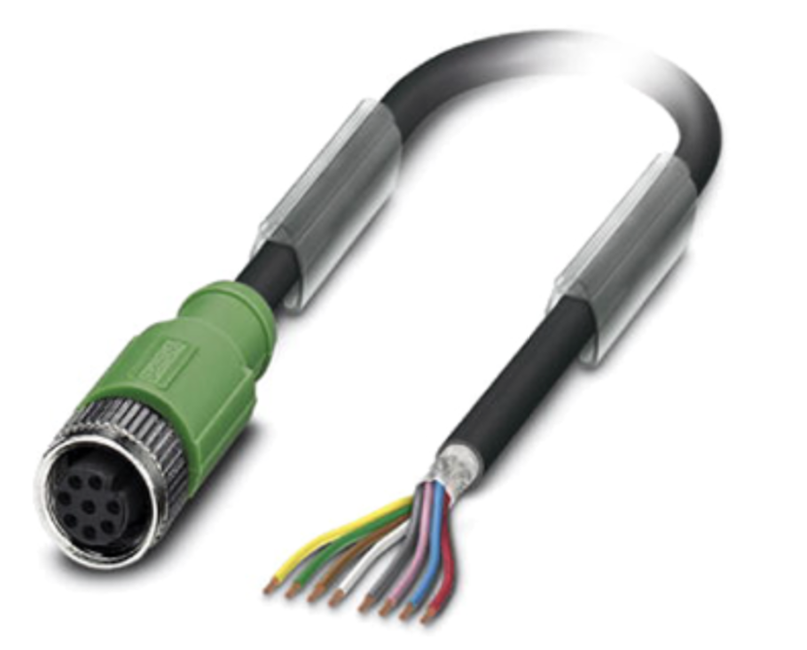 10m PUR Cable 8pin A-Coded f 10m PUR Cable 8pin A-Coded f