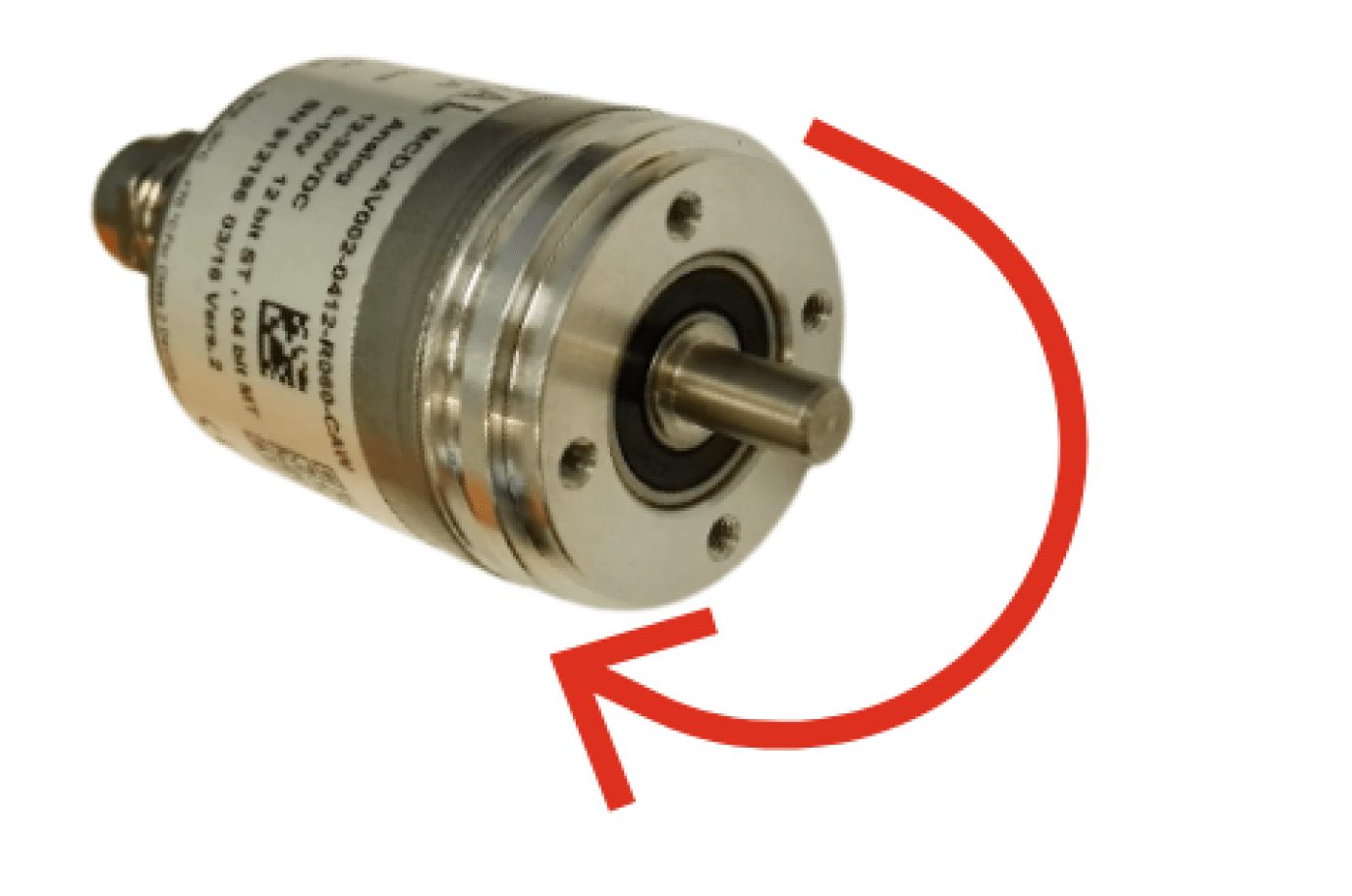 Setting limits of analogue encoder
